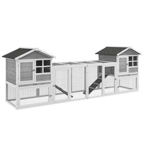 Pawhut conigliera legno - in, da