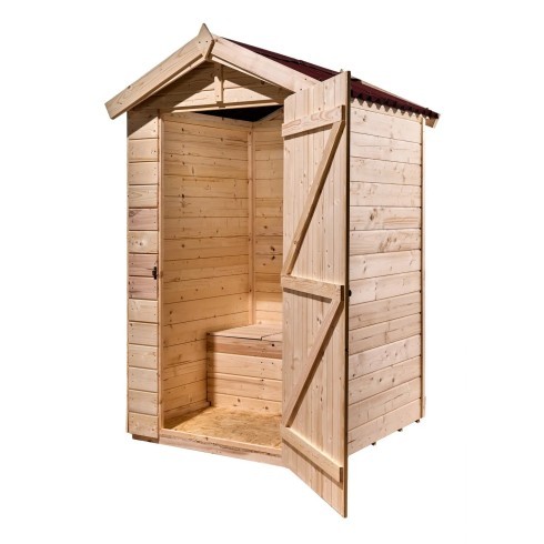 Casetta legno uso bagno - legno,