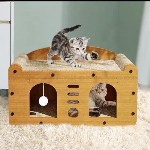 Tiragraffi per gatti legno - gatti, in