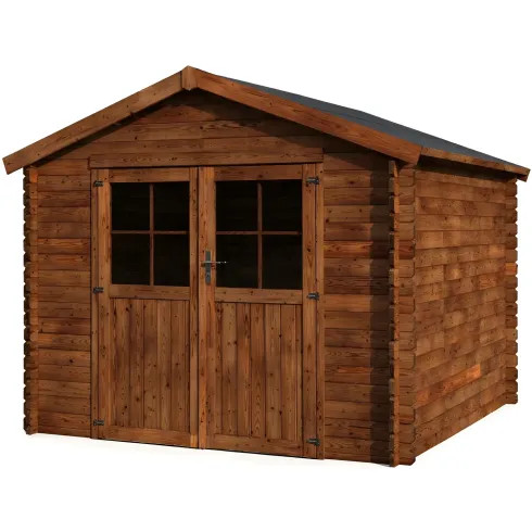 Casetta legno 34mm trattato - casetta,