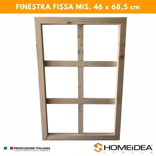 Finestra legno fissa per - legno,
