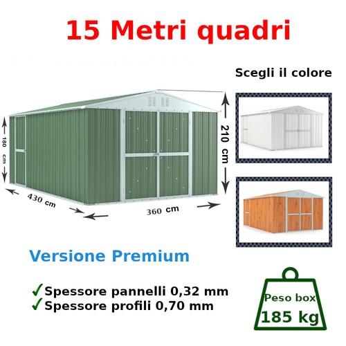 Casetta giardino rimessa - da,